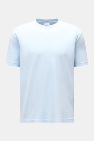 04651 / A trip in a bag - Herren - Frottee T-Shirt 'Terry Tee' pastellblau