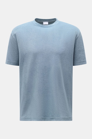 04651 / A trip in a bag - Herren - Frottee T-Shirt 'Terry Tee' rauchblau