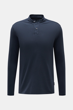 04651 / A trip in a bag - Herren - Henley-Shirt 'Organic Hemley' navy