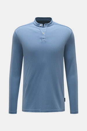 04651 / A trip in a bag - Herren - Henley-Shirt 'Organic Hemley' rauchblau