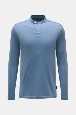 04651 / A trip in a bag - Herren - Henley-Shirt 'Organic Hemley' rauchblau