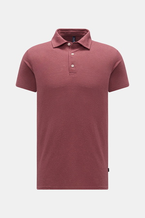 04651 / A trip in a bag - Herren - Jersey-Poloshirt bordeaux