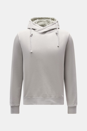 04651 / A trip in a bag - Herren - Kapuzenpullover 'AF Cord Hoodie' hellgrau