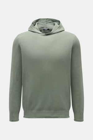 04651 / A trip in a bag - Herren - Kapuzenpullover 'Foggy Hoodie' graugrün