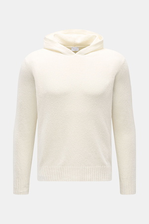 04651 / A trip in a bag - Herren - Kapuzenpullover 'Knit Terry Hoodie' offwhite