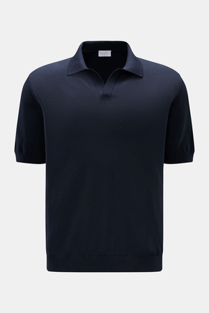 04651 / A trip in a bag - Herren - Kurzarm-Strickpolo 'Johnny' navy