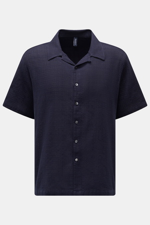 04651 / A trip in a bag - Herren - Kurzarmhemd 'Gaze Cuba' navy