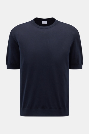 04651 / A trip in a bag - Herren - Kurzarmpullover 'Pima Cotton' navy