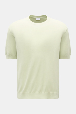 04651 / A trip in a bag - Herren - Kurzarmpullover 'Pima Cotton' pastellgrün