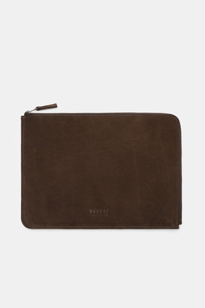 04651 / A trip in a bag - Herren - Laptop Sleeve dunkelbraun