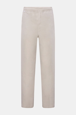 04651 / A trip in a bag - Herren - Leinenhose 'Beach Pants' hellgrau