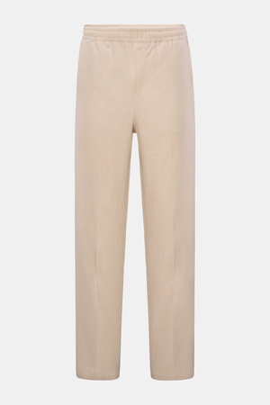04651 / A trip in a bag - Herren - Leinenhose 'Beach Pants' sand