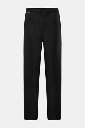 04651 / A trip in a bag - Herren - Leinenhose 'Beach Pants' schwarz