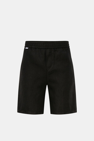 04651 / A trip in a bag - Herren - Leinenshorts schwarz