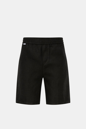 04651 / A trip in a bag - Herren - Leinenshorts schwarz