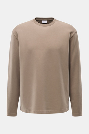 04651 / A trip in a bag - Herren - Longsleeve 'IF Tee' taupe