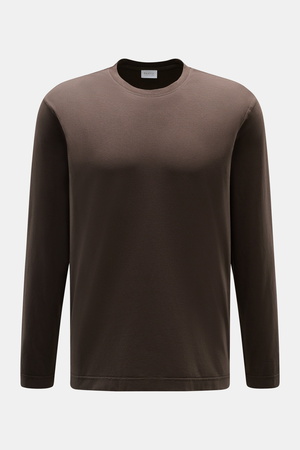 04651 / A trip in a bag - Herren - Longsleeve 'Jersey Tee' braun