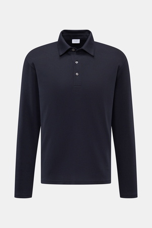 04651 / A trip in a bag - Herren - Longsleeve-Poloshirt dark navy