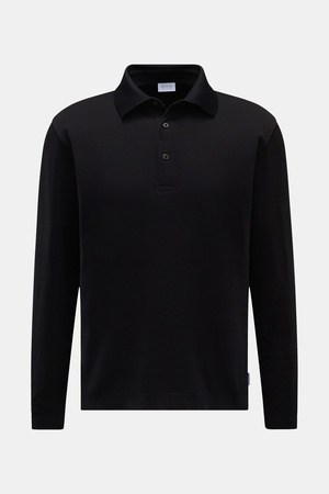 04651 / A trip in a bag - Herren - Longsleeve-Poloshirt 'TP Polo LS' schwarz