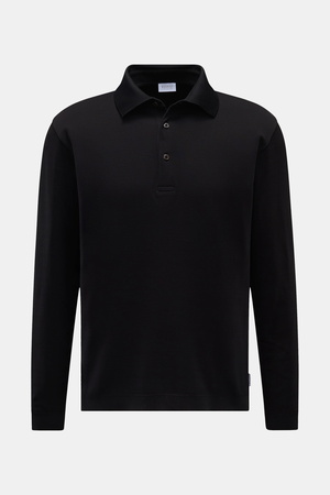 04651 / A trip in a bag - Herren - Longsleeve-Poloshirt 'TP Polo LS' schwarz