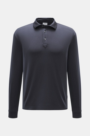 04651 / A trip in a bag - Herren - Longsleeve-Poloshirt 'WJ' navy