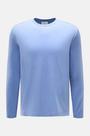 04651 / A trip in a bag - Herren - Merino Longsleeve rauchblau