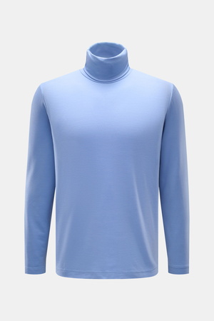 04651 / A trip in a bag - Herren - Merino Rollkragenpullover blau