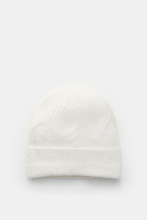 04651 / A trip in a bag - Herren - Mütze 'Chunky Hat' weiß