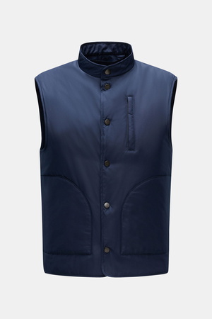 04651 / A trip in a bag - Herren - Outdoorweste 'Padded Nylon' navy