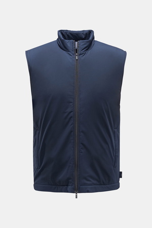 04651 / A trip in a bag - Herren - Outdoorweste 'Wool Vest' navy