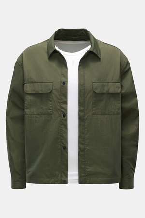04651 / A trip in a bag - Herren - Overshirt 'Travel Jacket' oliv