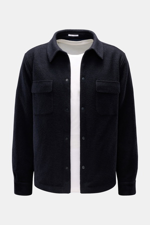 04651 / A trip in a bag - Herren - Overshirt 'Wool Overshirt' navy