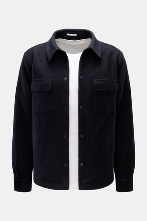 04651 / A trip in a bag - Herren - Overshirt 'Wool Overshirt' navy