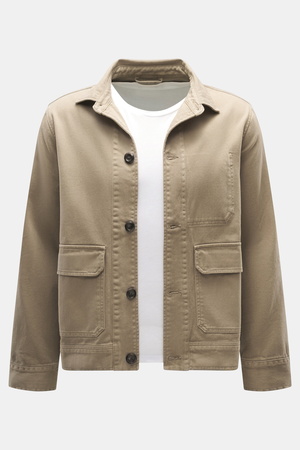 04651 / A trip in a bag - Herren - Overshirt 'Workwear Jacket' taupe