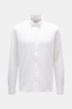 04651 / A trip in a bag - Herren - Oxford-Hemd 'Selvedge Shirt' Button-Down-Kragen weiß