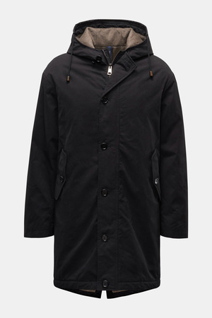 04651 / A trip in a bag - Herren - Parka 'Waxed Cotton' dark navy