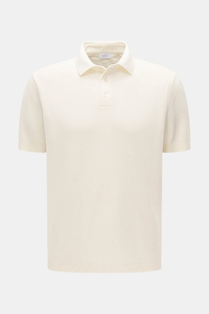 04651 / A trip in a bag - Herren - Poloshirt 'Wool TP' creme