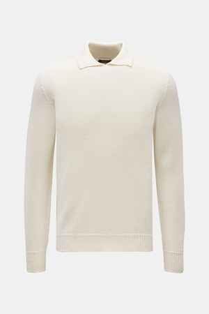 04651 / A trip in a bag - Herren - Pullover 'Foggy Mock' creme