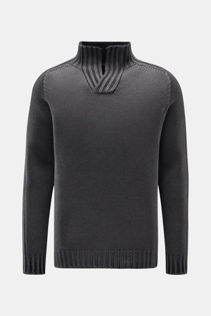 04651 / A trip in a bag - Herren - Pullover 'Foggy Troyer' dunkelgrau