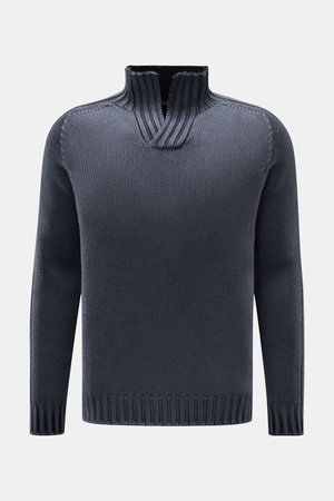 04651 / A trip in a bag - Herren - Pullover 'Foggy Troyer' graublau