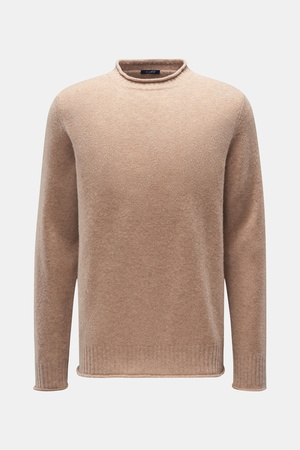 04651 / A trip in a bag - Herren - Pullover 'Shetland Crew' beige