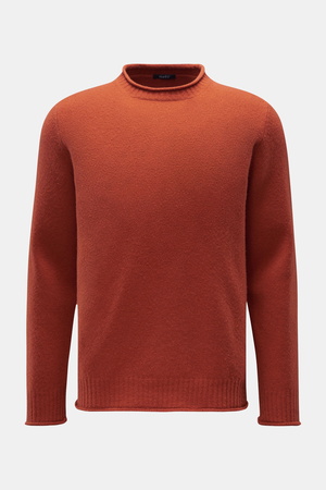 04651 / A trip in a bag - Herren - Pullover 'Shetland Crew' orange