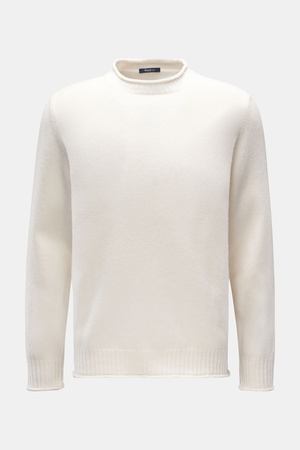 04651 / A trip in a bag - Herren - Pullover 'Shetland Crew' weiß