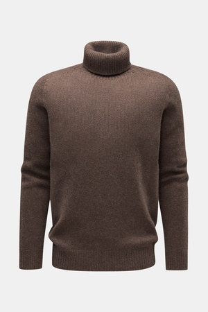 04651 / A trip in a bag - Herren - Rollkragenpullover 'Blended Turtle' graubraun