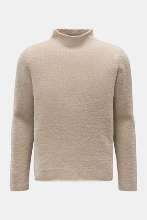 04651 / A trip in a bag - Herren - Rollkragenpullover 'Chunky' taupe