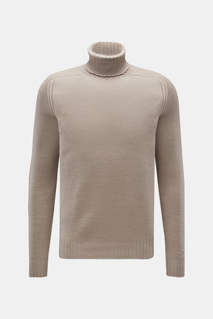04651 / A trip in a bag - Herren - Rollkragenpullover 'Foggy Turtle' beige