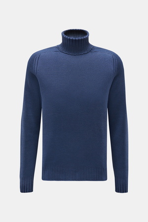 04651 / A trip in a bag - Herren - Rollkragenpullover 'Foggy Turtle' graublau