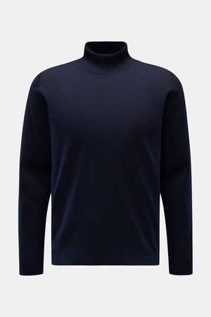 04651 / A trip in a bag - Herren - Rollkragenpullover 'Merino' navy