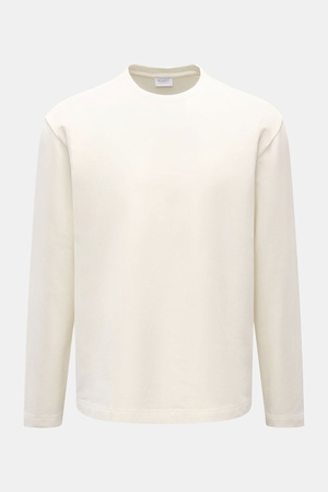 04651 / A trip in a bag - Herren - Rundhals-Longsleeve 'If Tee' offwhite