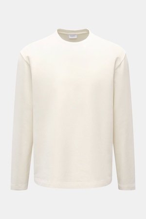 04651 / A trip in a bag - Herren - Rundhals-Longsleeve 'If Tee' offwhite